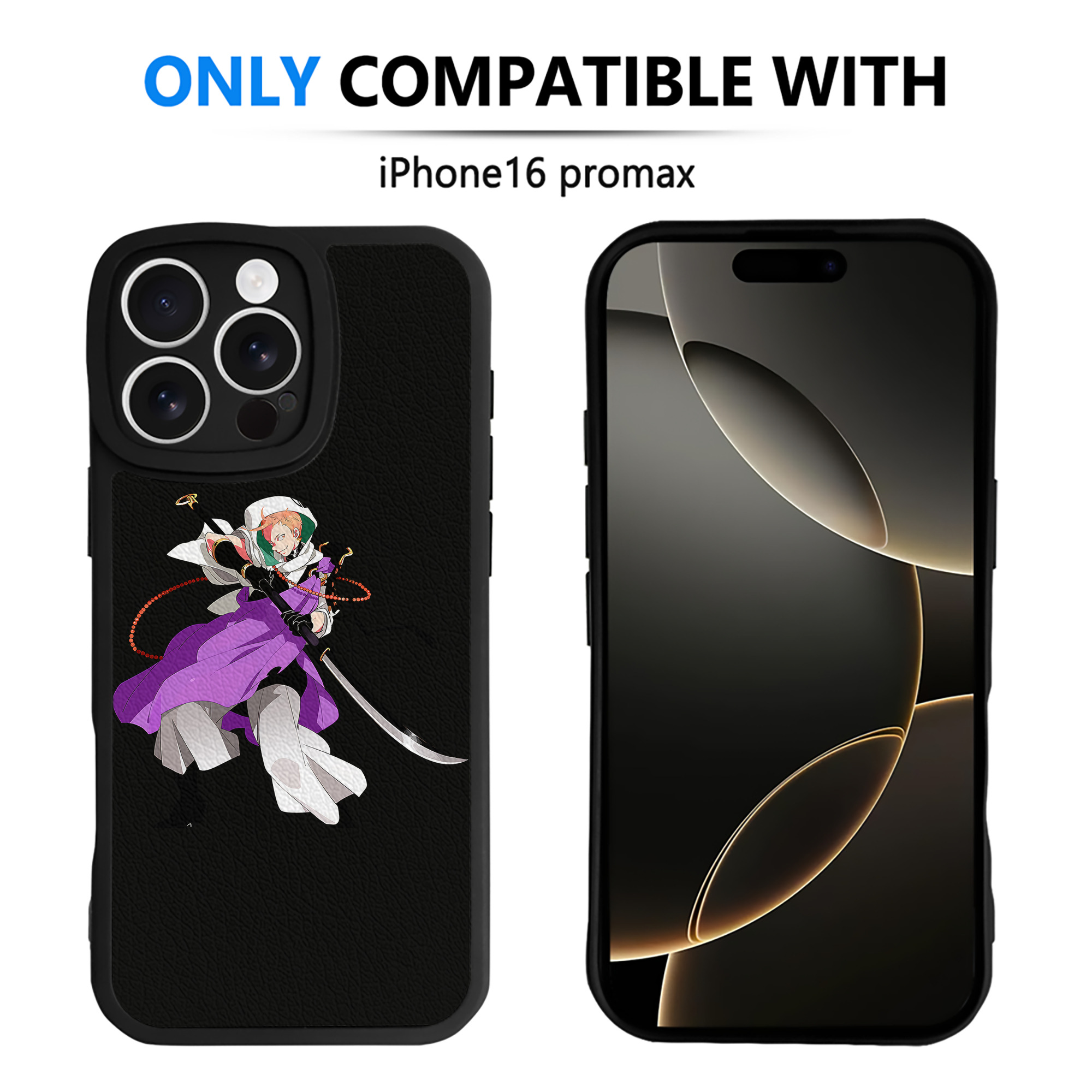 （画像用） 刀剣乱舞 Touken Ranbu 【iPhone 16シリーズ対応】シリコンスマホケース（レザー調） 材質：シリコン